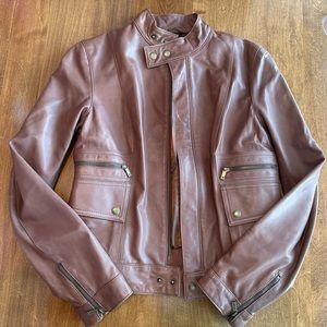 Brown American Living Leather Jacket
